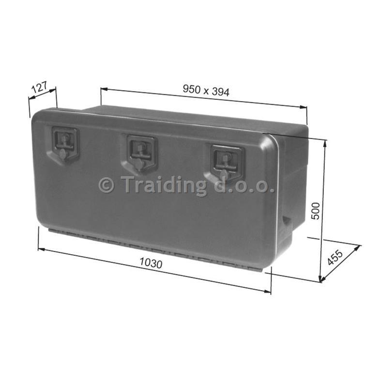 ZABOJ ZA ORODJE PVC 1030x500x455mm