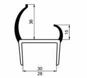 TESNILO PVC 28 30 5,0m