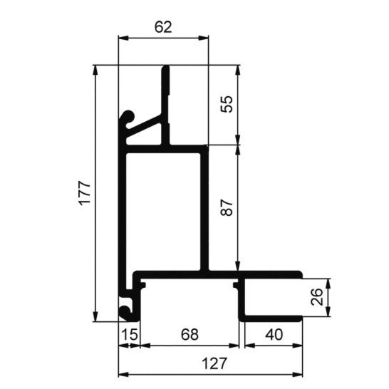 STEBER ALU CS MAX PREDNJI 3150 ELOX