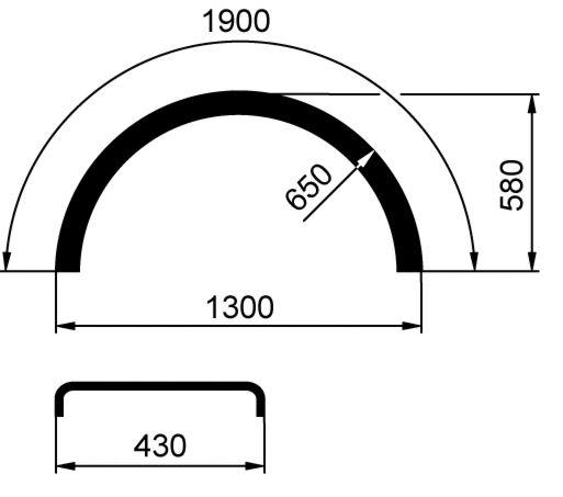 BLATNIK 430X1300X1900 R650