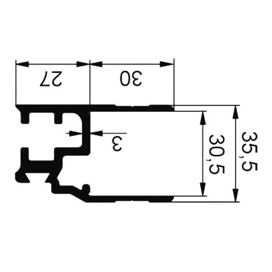 PROFIL KINN ZA KIPERSKO STRANICO 30mm