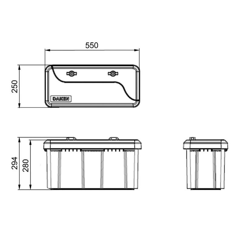 ZABOJ ZA ORODJE PVC 550x250x294mm