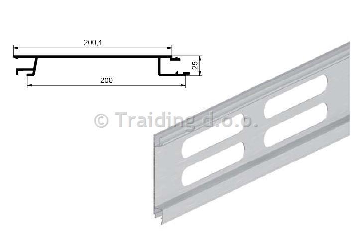 PROFIL EUROLOCK VMESNI PERFORIRAN 2300
