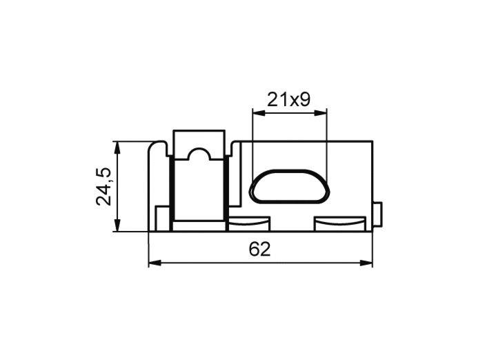 RINKA ZA PRITRDITEV TOVORA 62mm, 1000kg