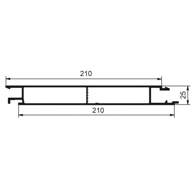 PROFIL EUROLOCK VMESNI 210 SUROV