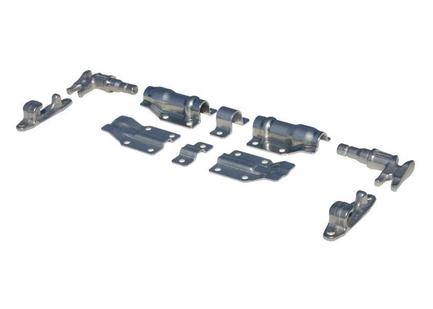 ZAPIRALNI SET FURGONSKI 22mm INOX