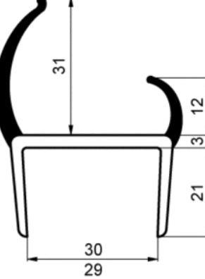 TESNILO PVC/5m/29/30/4113237600