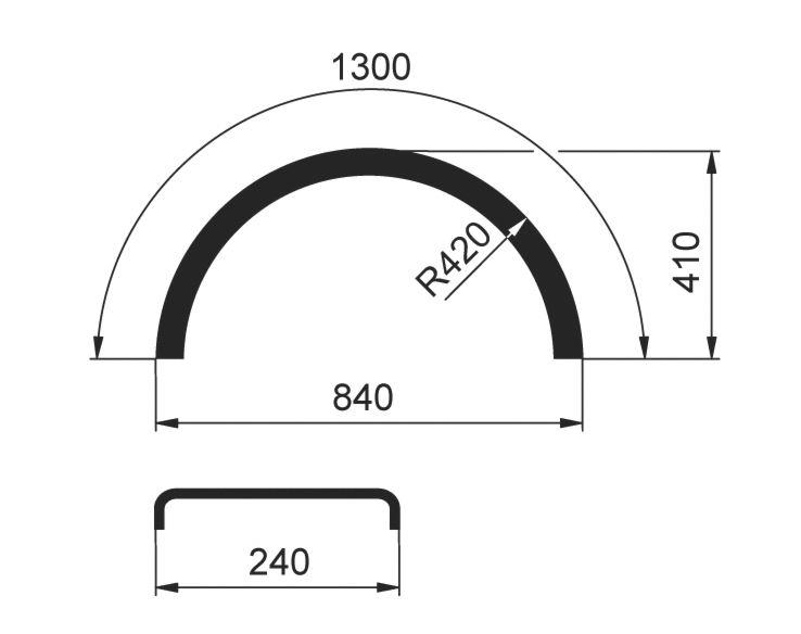 BLATNIK 240x840x1300