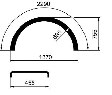 BLATNIK 455x1370x2290mm