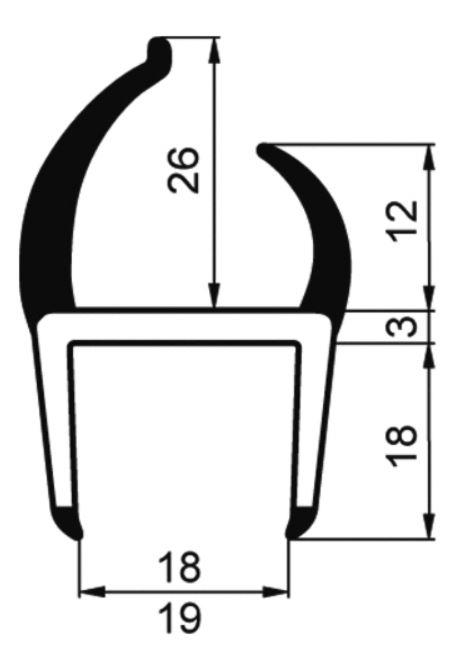 TESNILO PVC 18 19 5,0m