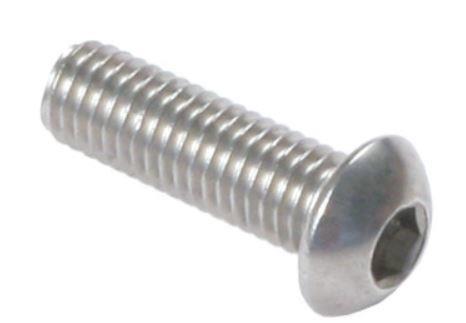 VIJAK M8x25, INBUS INOX, ISO 7380