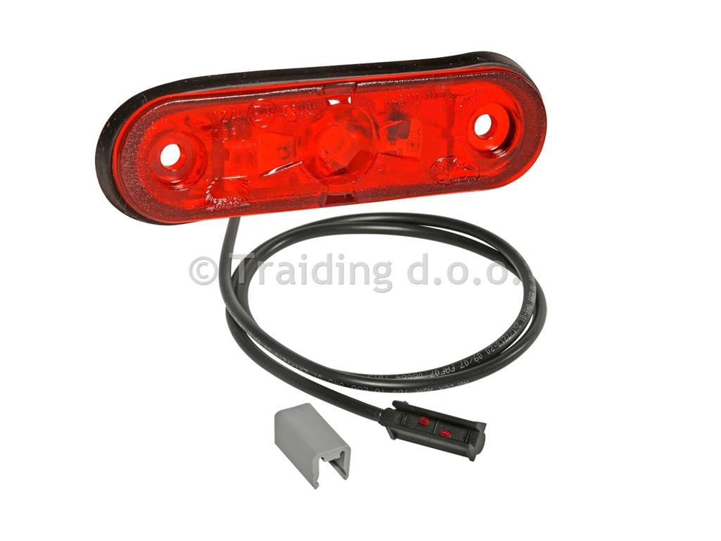 LUČ POSIPOINT II RDEČA LED 24+12v 0,5m