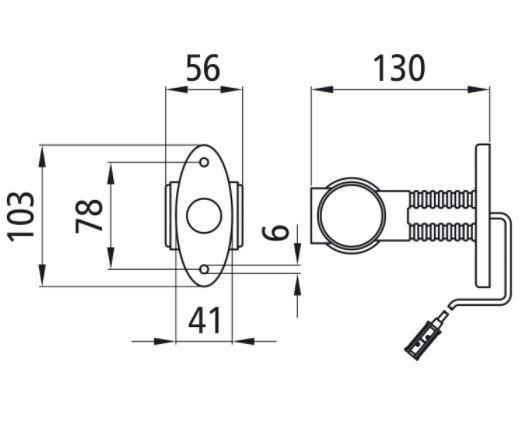 LUČ SUPERPOINT III LED RAVNA/P&R