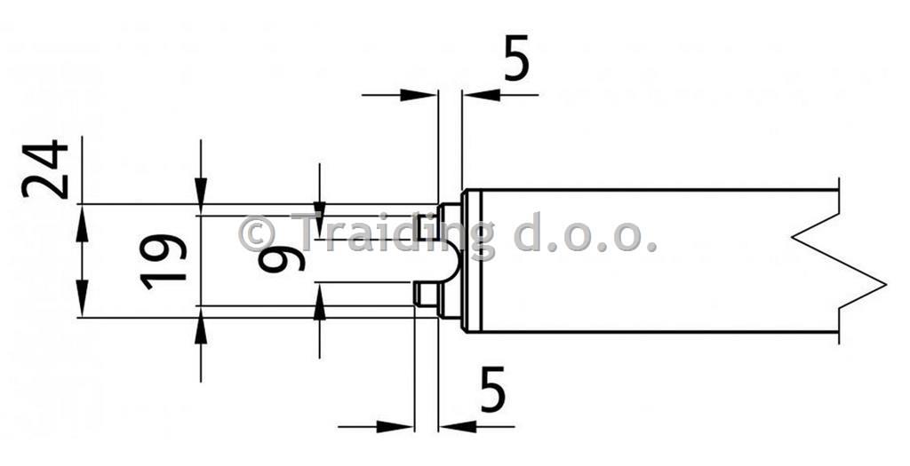 PREGRADA TOVORA TELESKOP ZN 2440-2520mm