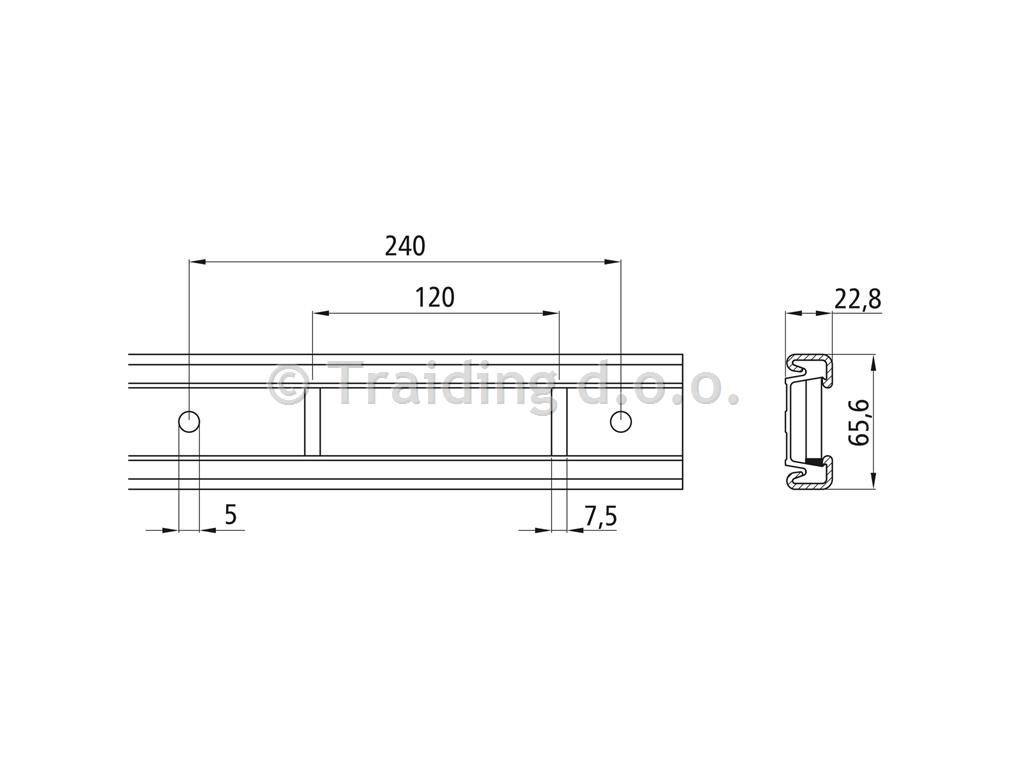 LETEV PRITRDILNA ANHOR AL 3115mm