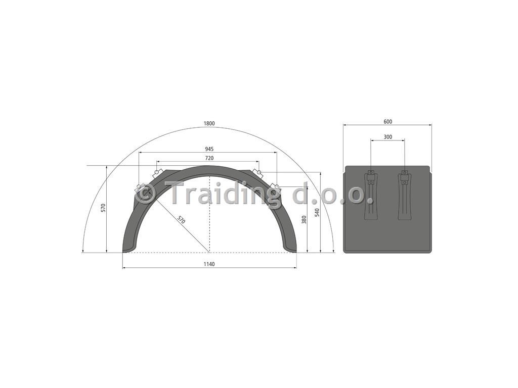 BLATNIK Z NOSILCI 600x1140x1800