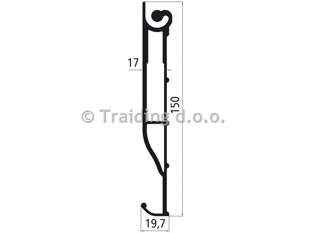PROFIL EUROLOCK STOPNICA 150 ELOX