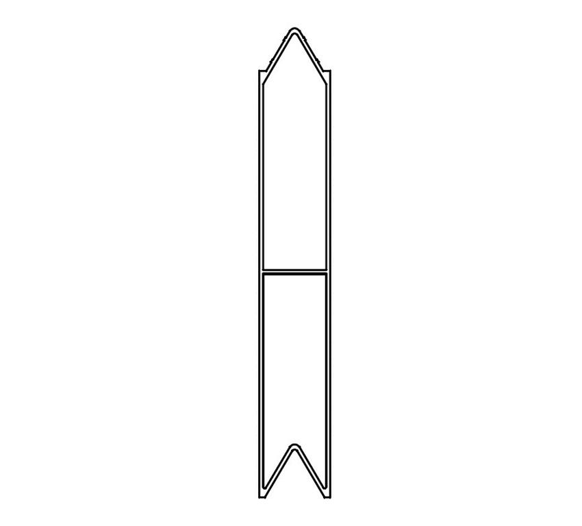 PROFIL "FRANCOSKA PALICA 150mm OJAČENA
