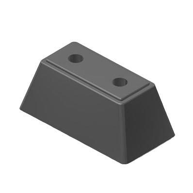 ODBOJNIK GUMI 2 LUKNJI 170X89X71-70