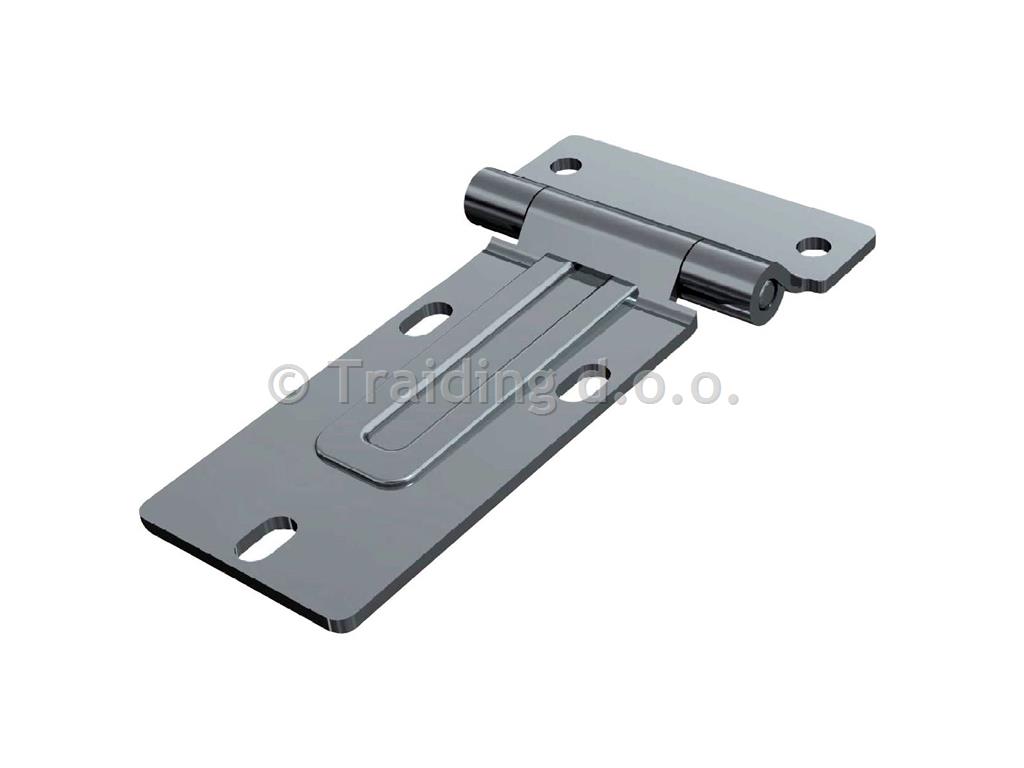 TEČAJ FURGONSKI 132mm - Zn