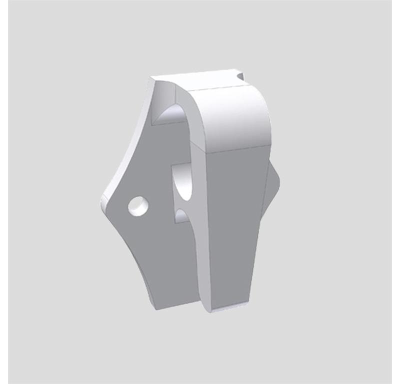 NARBA S KLJUKICO - PVC BELA
