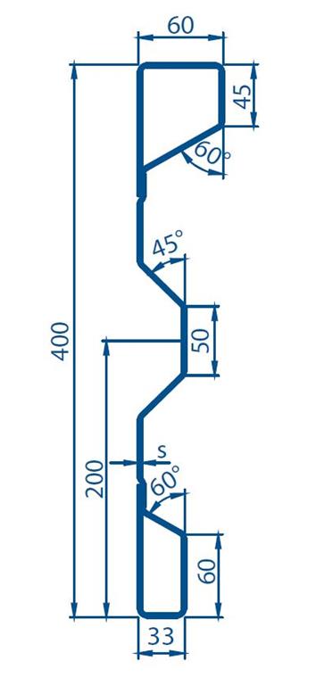 STRANICA KIPERSKA Fe BKT 400x2x4000mm
