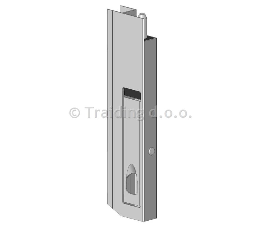 ZAPIRALO ALU 412-01 400 - DESNO INOX