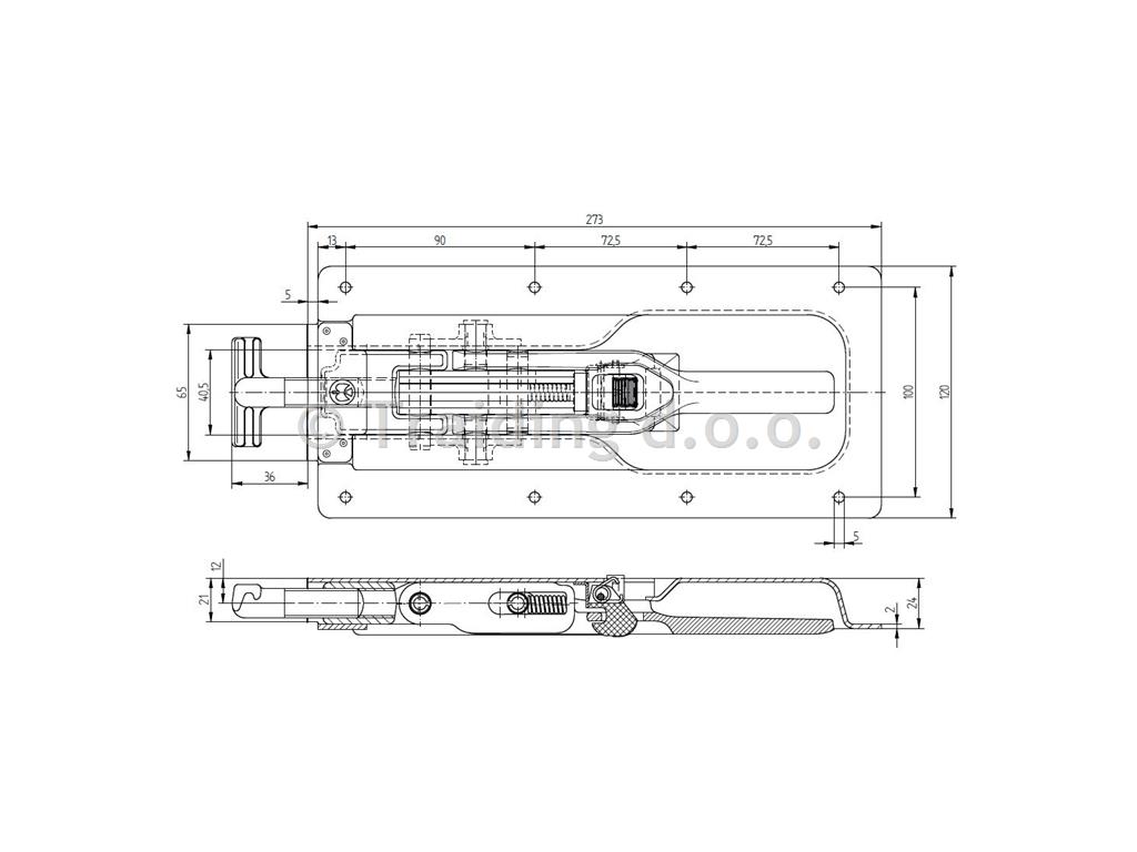 ZAPIRALO STRANICE VGRADNO HESTAL 681S/1