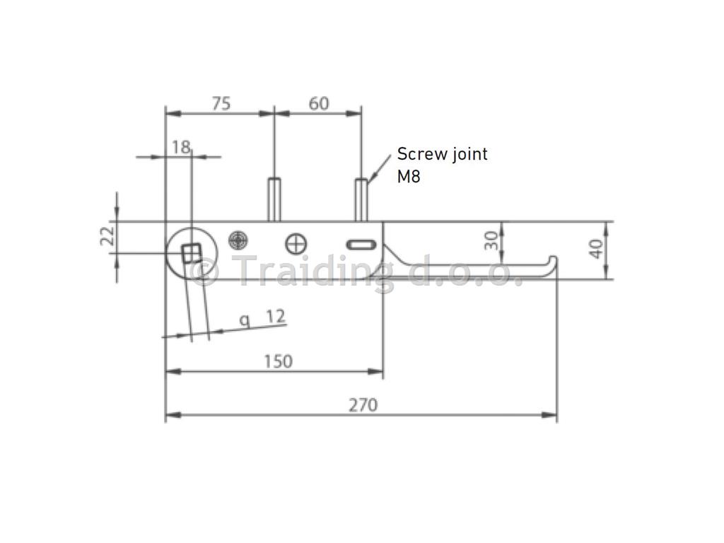 NAPENJALEC CERADE TM II KVADRAT LEVI