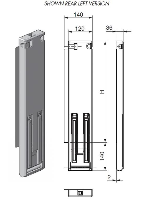 STEBER KIPERSKI S.36, 800, ZADNJI,DESNI