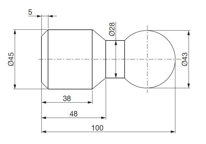 KROGLA KIPERSKA 43mm