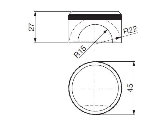 LEŽIŠČE KIPERSKE GLAVE fi43mm-DURETHAN