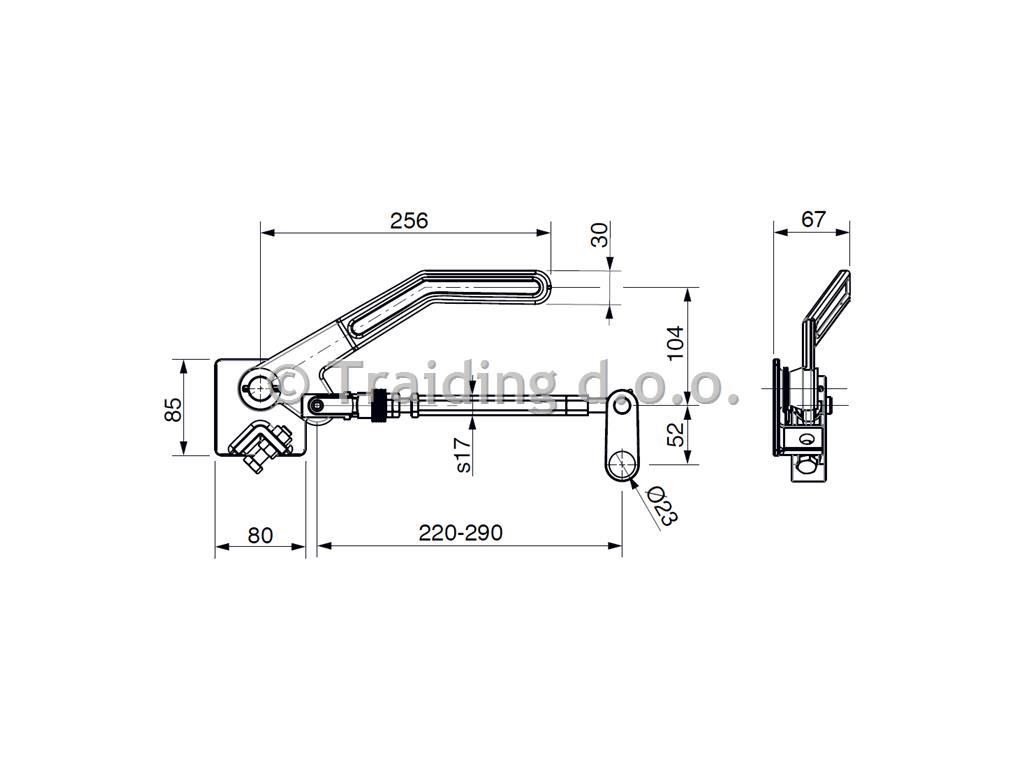 ROČICA STRANICE KIPER H519 DESNA