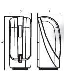 ZABOJ ZA GASILNI APARAT 6KG R 635X260X27