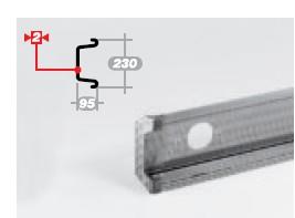 ODBIJAČ 2300 INOX CVET. NEHOMOLOGIRAN