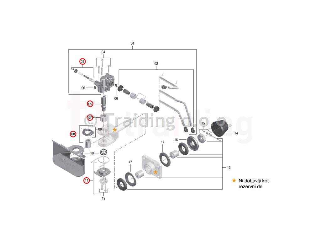 GARNITURA ZA POPRAVILO ROCKINGER RO400-1