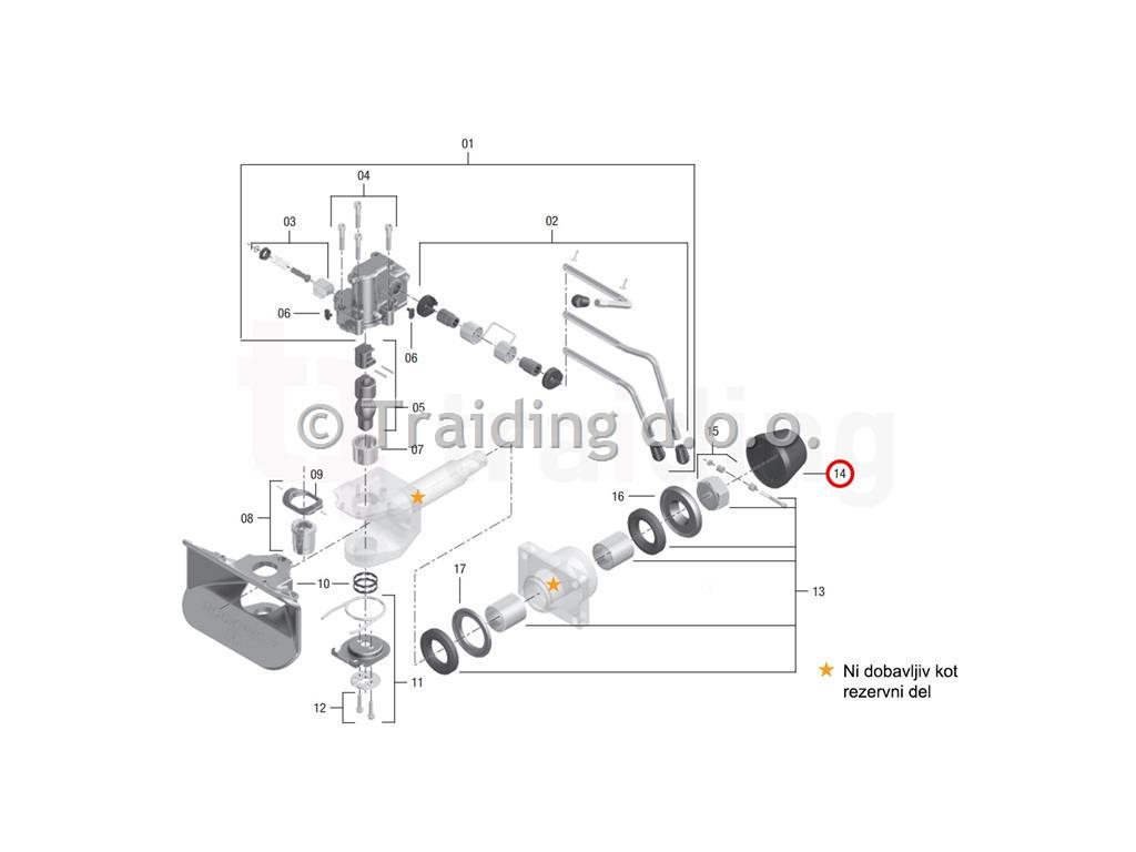 POKROV MATICE PVC ZA ROCK. RO500/RO50