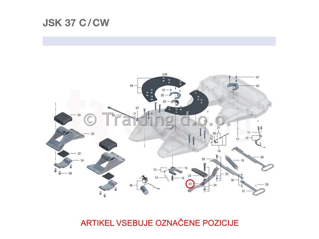 VZVOD ZAPIRALA SEDLA SK 3105-18