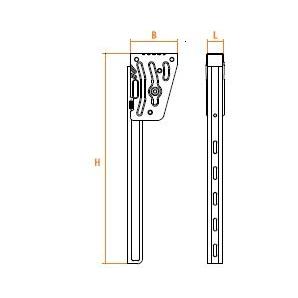NOSILEC BOČNE ZAŠČITE MAGNELIS 430mm