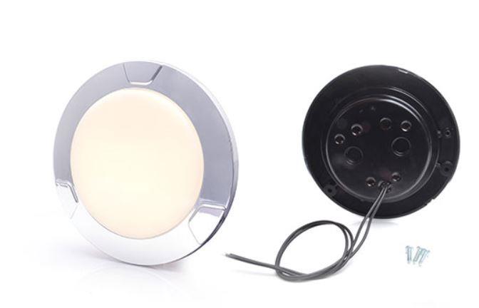 LUČ NOTRANJA LED OKROGLA 12V-24V FI113,2