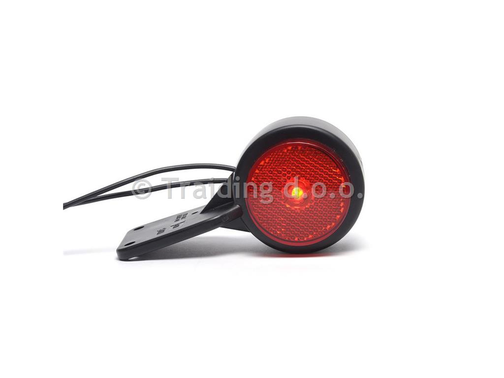 LUČ VISEČA BELO/RDEČA LED 12-24V 0,5mL