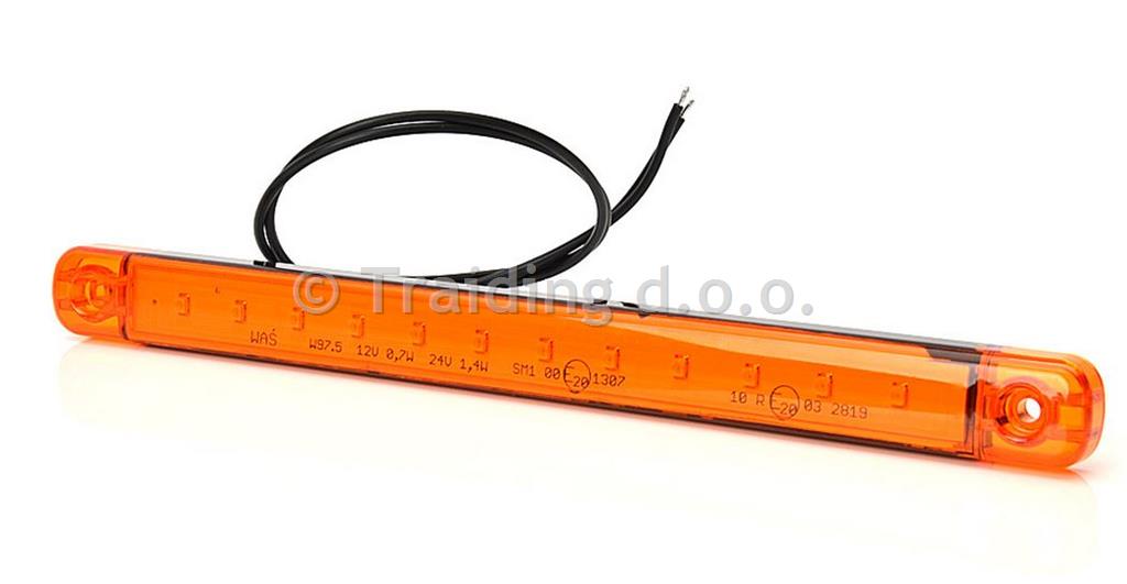 LUČ POZICIJSKA LED ORANŽNA 12/24V