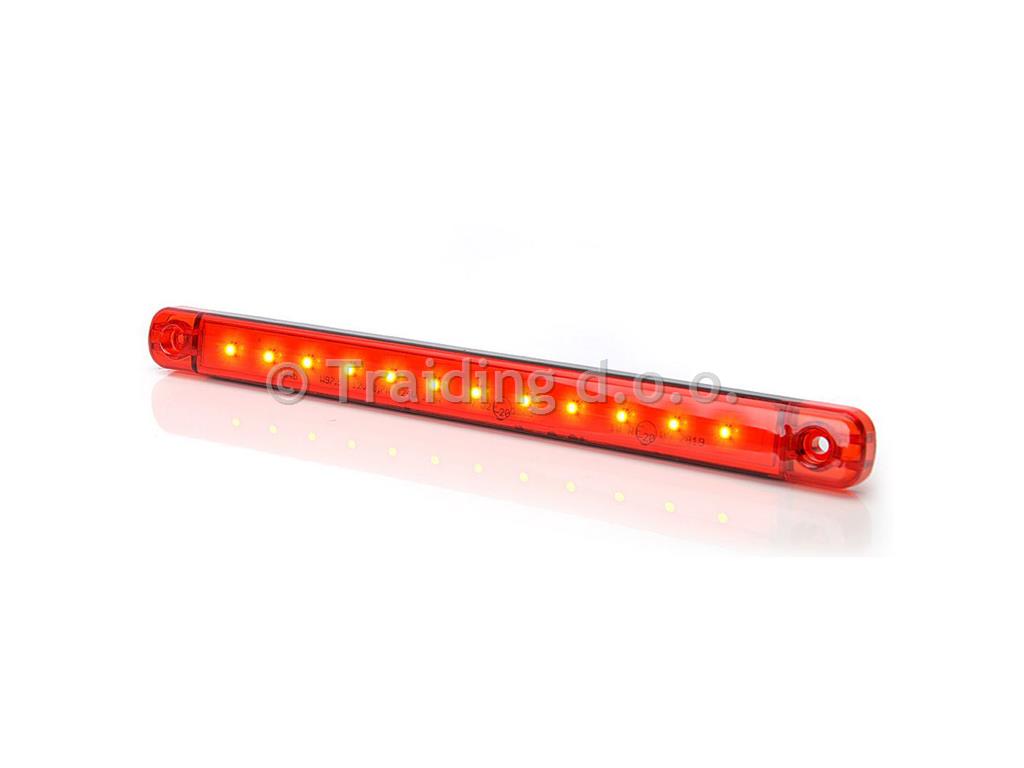 LUČ POZICIJSKA LED RDEČA 12/24V