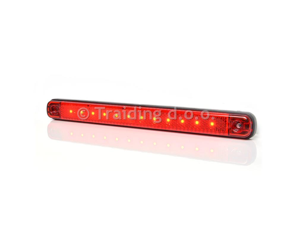 LUČ POZICIJSKA LED RDEČA 12/24V